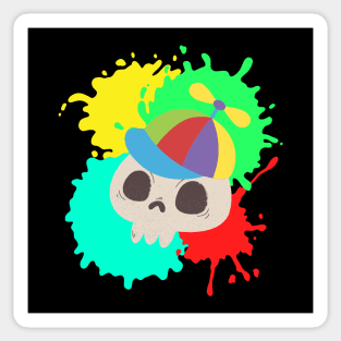 Skull Whimsy Sticker